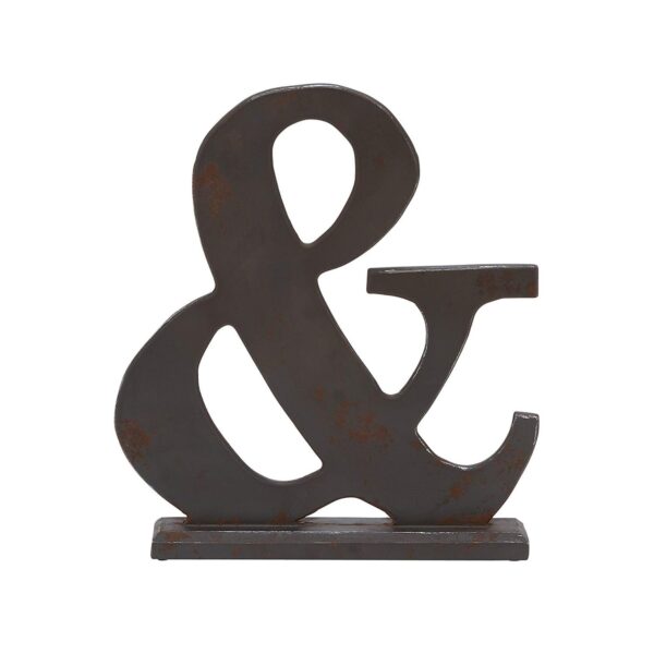 Deco 79 Industrial Chic Wooden Ampersand